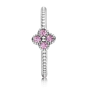 ORIENTAL BLOSSOM Authentic PANDORA Flower Ring